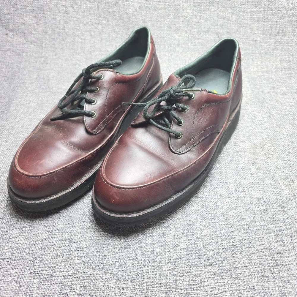 Footonic II Eva-Tech Men's Brown Oxford Leather Shoes 10.5 EE